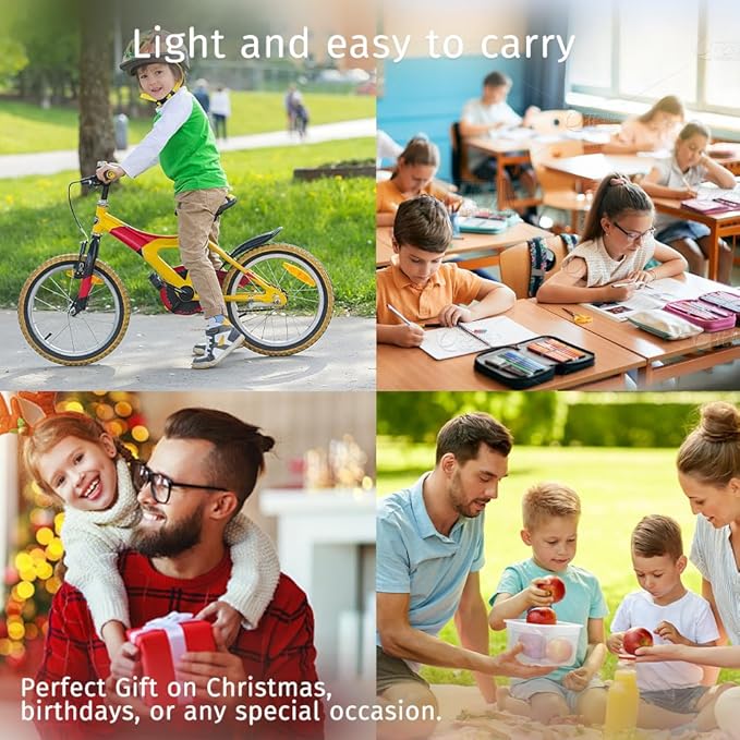 Evorie Tritan Kids Water Bottle for School No Straw 13oz BPA Free Plastic Sports Bottle Reusable Lightweight Leak Proof Travel Drinks Bottle Spout Drinking Cup Running Flip Top