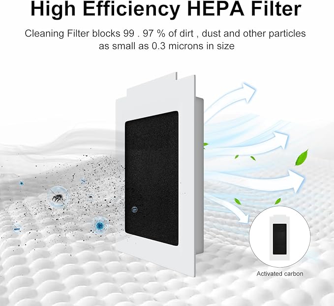 T30s Vacuum Accesories Kit Compatible with ECOVACS DEEBOT T30S Combo Robot Vacuum, t30s Replacement Parts Include 1 V-Shaped Brush, 1 Hepa Filters, 1 Mop Pads, 1 Side Brush, 1 Dust Bags (5 PCS)