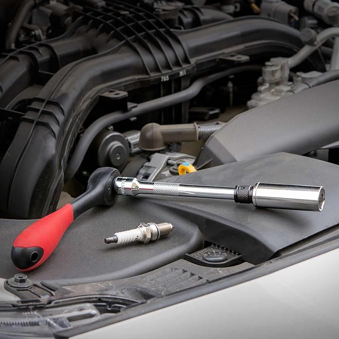 NEIKO 00295A 3/8" Drive Locking Extension Bar Set, 3 Piece, 3", 6", 10", Remove Sockets and Sparkplugs, Cr-V , Silver