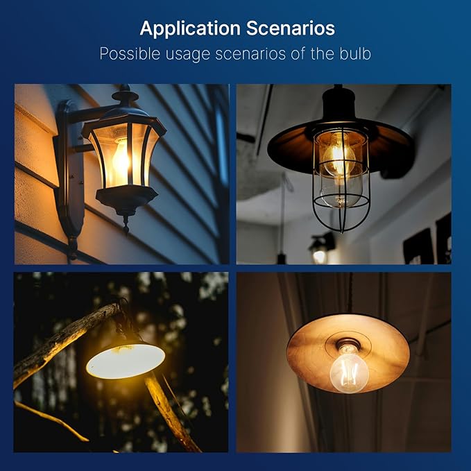 FLSNT 150W Equivalent Dimmable A23 LED Light Bulbs, 2650Lumens, Efficient 18W, 3000K Warm White, E26 Base, 4 Pack