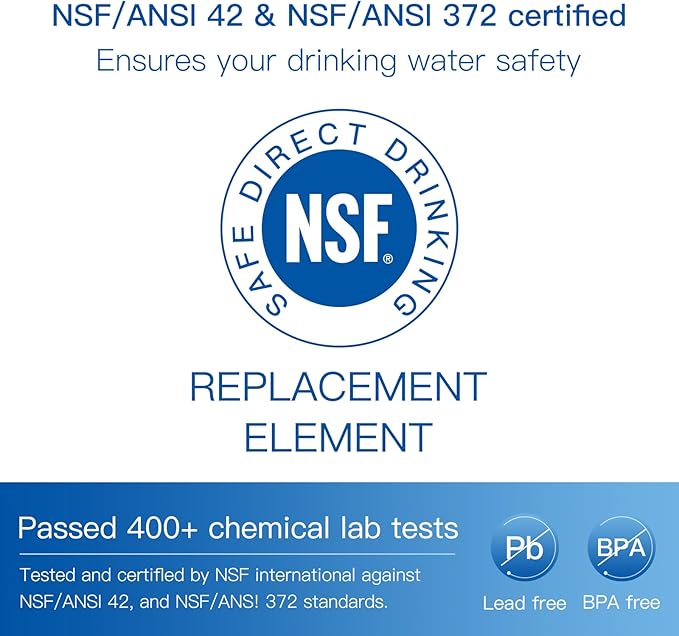 Water Filter Faucet Replacement, Replacement for Brita Faucet Filter, Brita 36311 On Tap Water Filter, Compatible with Brita FR-200, FF-100, and All Brita Tap Water Filters (Pack of 3)