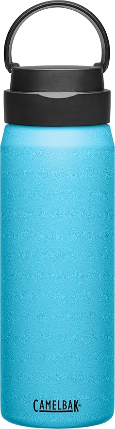 CamelBak Fit Cap Vacuum Stainless Steel Insulated Water Bottle - 25oz, Nordic Blue