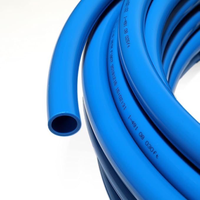 EFIELD 1/2 Inch 2 x 100 ft (200 Ft) Pex-b Pipe/Tubing, Brass pex Fittings, Crimping Tool, Cinch Clamps, Cutter, J-Clamps(All-in-One Bundle),(129)