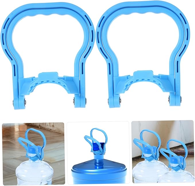 4pcs Bottled Water Handle Hand Grips Gallon Water Handles Water Bucket Handles Water Jug Handles Jug Water Bottle Gallon Water Bucket Lifters Double Water Bottle Holder Abs