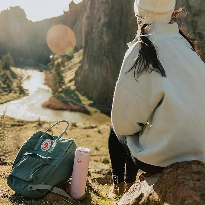 BOTTLE BOTTLE Insulated Water Bottle 24oz with Straw Lid and Handle for Sports Travel Gym Stainless Steel Water Bottles Double-Wall Vacuum Metal Thermos Bottles Leak Proof BPA-Free