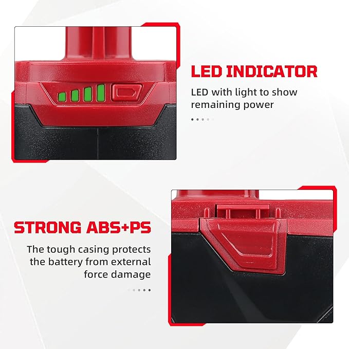 LUMSING 1Pack C-3 5.0Ah Replacement for Craftsman 19.2V Battery Compatible with Craftsman Battery 19.2V C-3 315.115410 315.11485 130279005120235021 11375 Cordless Drills