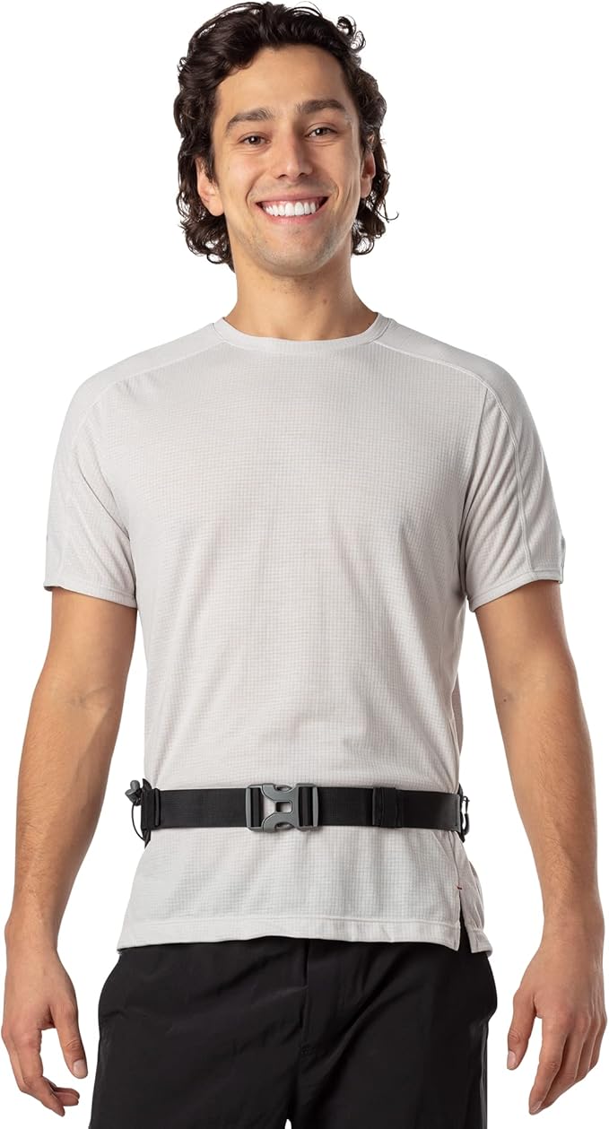 Nathan Peak Hydration Waist Pack with Storage Area & Run Flask 18oz – Running, Hiking, Camping, Cycling