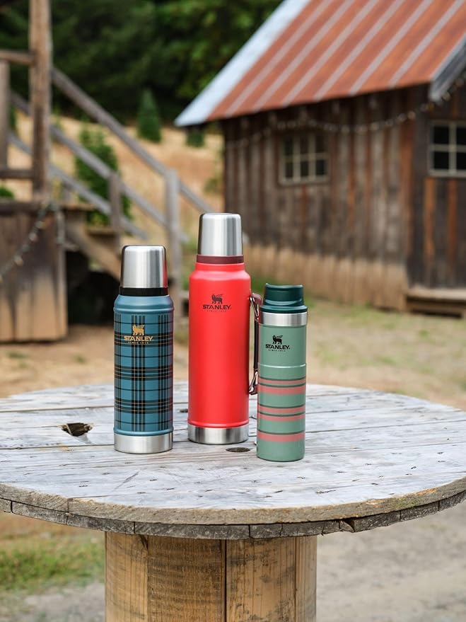 Stanley Classic Vacuum Insulated Wide Mouth Bottle -BPA-Free 18/8 Stainless Steel Thermos for Cold & Hot Beverages