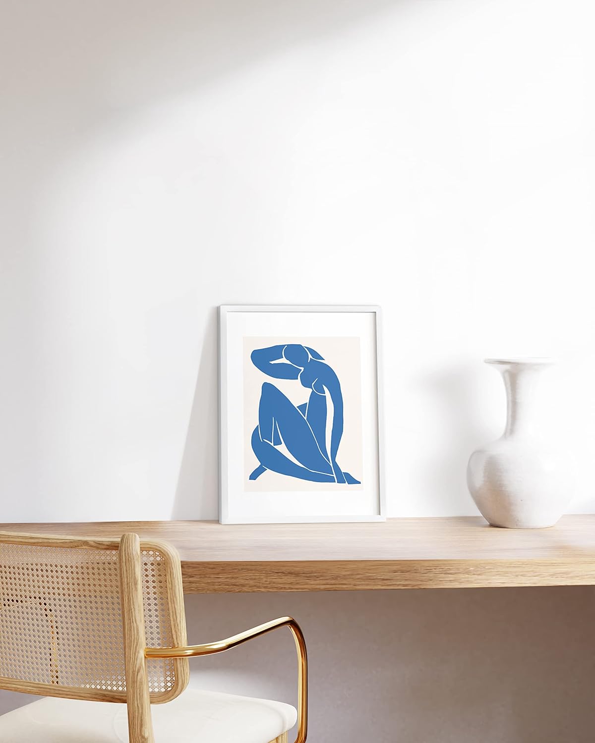 HAUS AND HUES White 11x14 Picture Frame, Aluminum, Modern, 14.0x11.0 inches, 0.75 inches Deep, 1 Piece, Unisex Adult, White