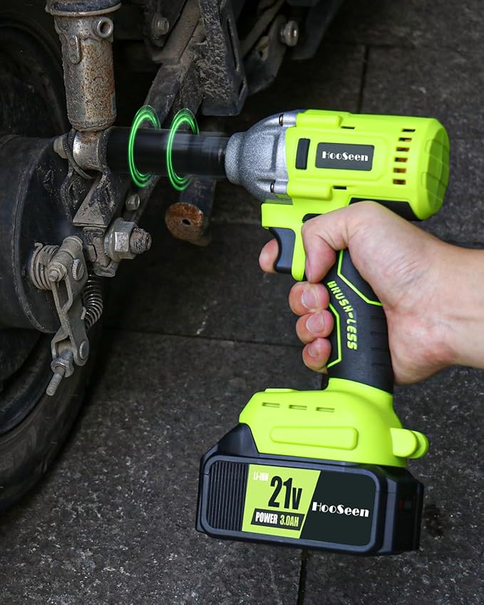 Cordless Impact Wrench Impact Driver Kit 1/2 Impact Gun 21V Brushless High Speed Torque 240 Ft-lbs (320N.m) Impact Drill, Electric Socket Wrenches Battery Powered Half Inch Craftsman Power Tool Set