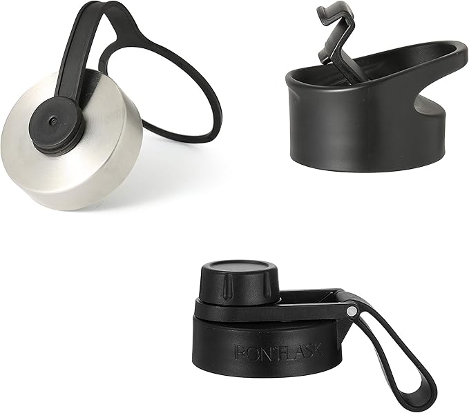 IRON °FLASK Sports Water Bottle - 40 Oz 3 Lids (Wide Spout Lid), Leak Proof - Stainless Steel Gym & Sports Bottles for Men, Women & Kids - Double Walled, Insulated Thermos, Mothers Day Gifts for Mom