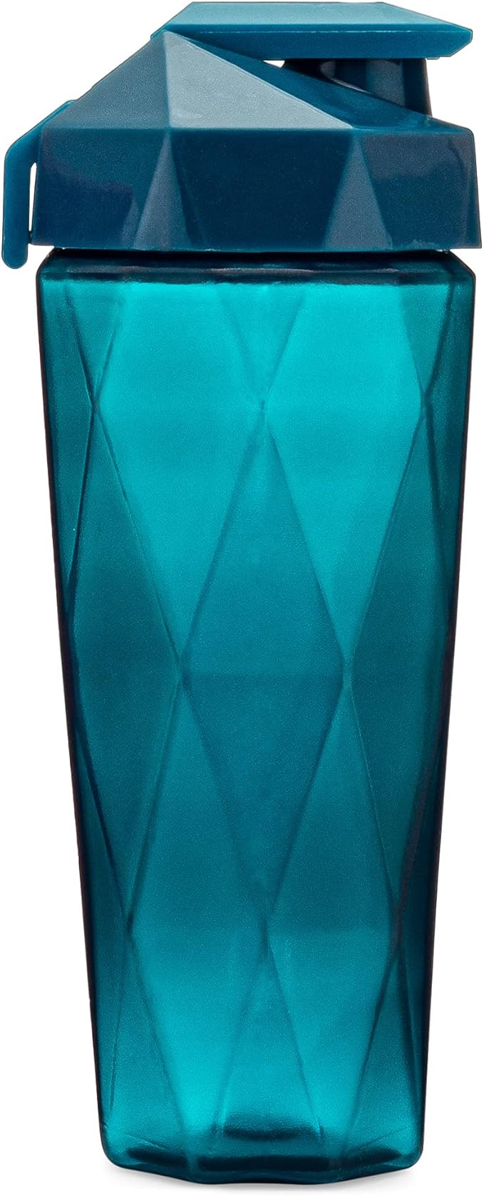 Classic 28oz Blender Shaker Bottle | Protein Shaker Bottle with Diamond Agitator | Shaker Cup with Carrying Handle and Dishwasher Safe | Teal - 28-Ounces