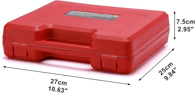 Mayouko 8PCS 1/2" Deep Axle Nut Impact Socket Set, CR-MO, 12 Point Design, Metric, 29,30,32,34,35,36,38,39mm, 1/2 Inch Extra Deep Impact Socket