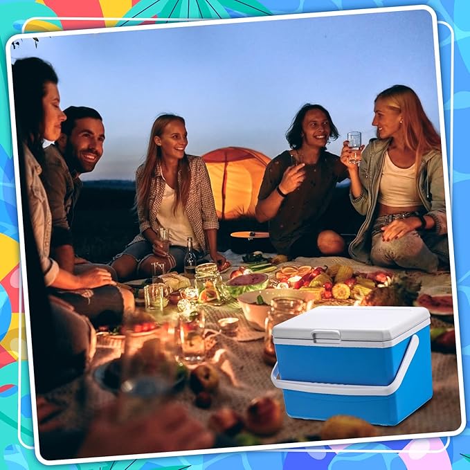 Nuogo 5 L/5.3QT Insulated Ice Bucket with Lid and Scoop Ice Container for Party Double Walled Wine Bucket Chiller Storage Bin for Ice Beer Champagne Beverage Tub for Kitchen Bar Outdoor Picnic Camping