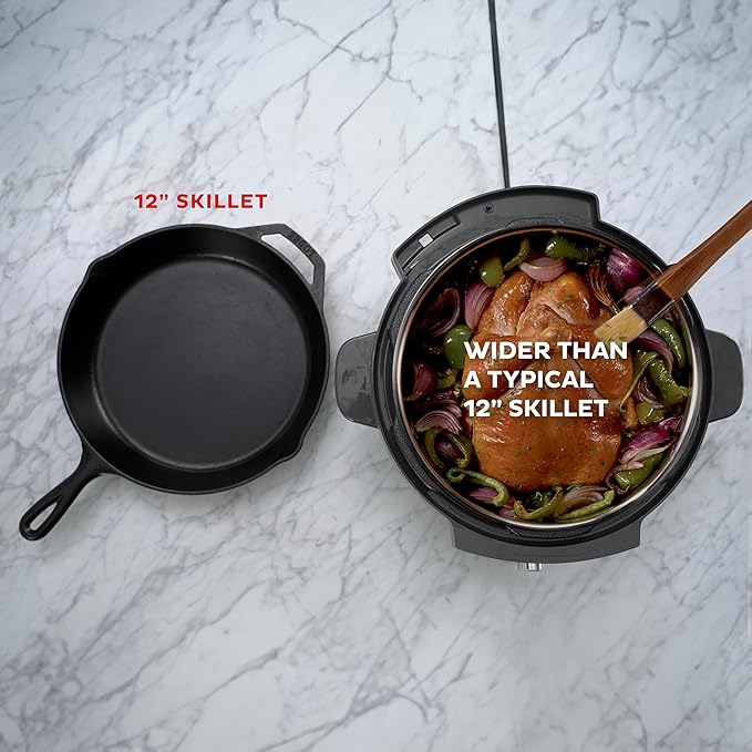 Instant Vortex Plus 6QT ClearCook Air Fryer, Clear Windows, Custom Program Options, 6-in-1 Functions, Crisps, Broils, Roasts, Dehydrates, Bakes, Reheats, from the Makers of Instant Pot, Black