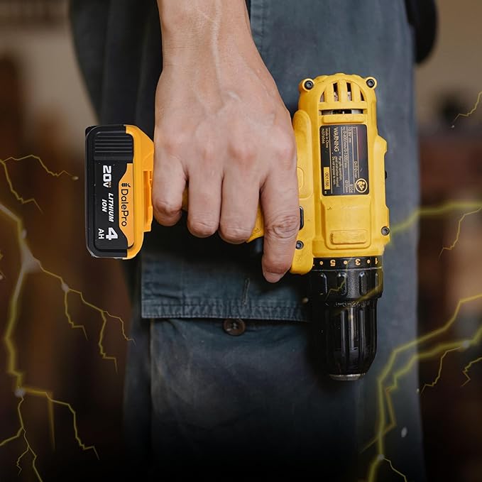 Cordless Impact Wrench 1/2 inch Compatible with DeWalt (Only Tool) 730Ft-lbs 1000N.m - Impact Driver 20v Battery Talado de impacto 1/2 Pistola impacto 1/2-5 Socket + Extension Tool Only