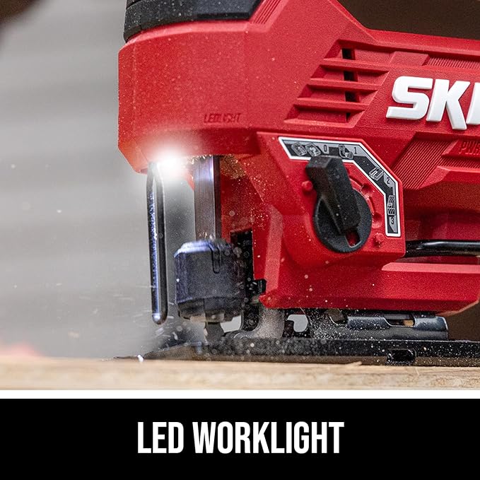 SKIL PWR CORE Brushless 20V Jig Saw Including 2.0Ah Battery and Charger- JS8290B-10