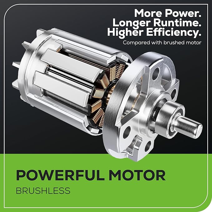 Greenworks 24V Brushless 1/2" Cordless Impact Wrench (3 Speed / 300 ft.-lbs. / LED Light), 2.0Ah Battery and Charger Included