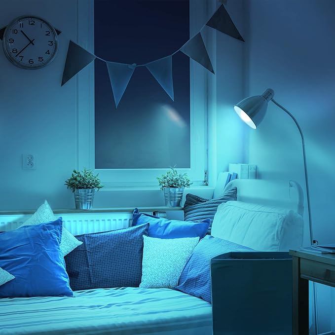 Energizer Smart Wi-Fi LED Light Bulb, Multi-White and Multi-Color, 60W, 800 Lumens, Works with Alexa, Google Assistant and Siri, Control from Anywhere with App, Custom Schedules