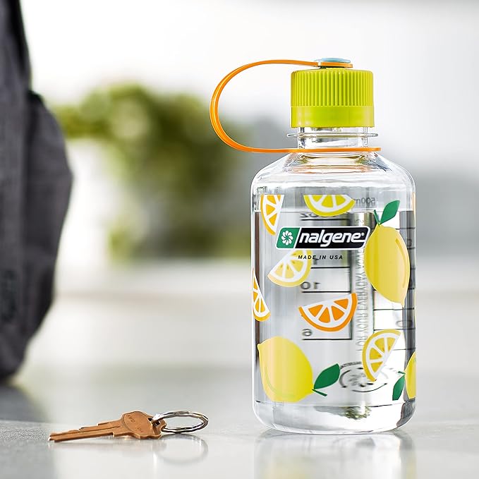 Nalgene Sustain Tritan BPA-Free Water Bottle Made with Material Derived from 50% Plastic Waste, 16 OZ, Narrow Mouth