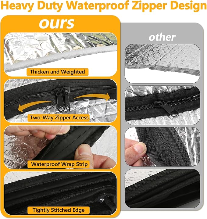 Attic Door Insulation Cover for Pull Down Ladder 54"L x 25"W x 11"H, Attic Stairway Insulator Tent Thicken Foil Bubble Fireproof with Installation Tools Set, for Ceiling Access Stair Loft Hatch