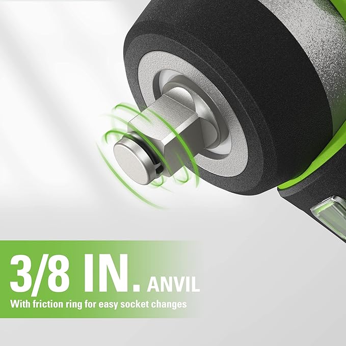 Greenworks 24V Brushless 3/8" Cordless Impact Wrench, 150-ft lbs. 2,400 RPM, Tool Only