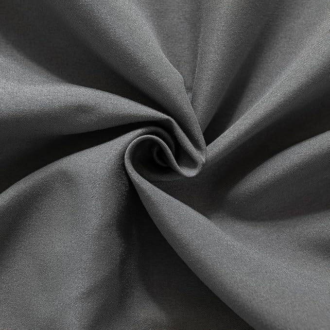 Bed Skirt Queen Size Ruffled Bed Skirts with Split Corners, 14 Inch Drop Dust Ruffle Bed Skirt with Platform, Gray