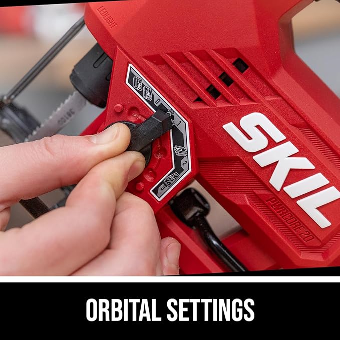 SKIL PWR CORE Brushless 20V Jig Saw Including 2.0Ah Battery and Charger- JS8290B-10