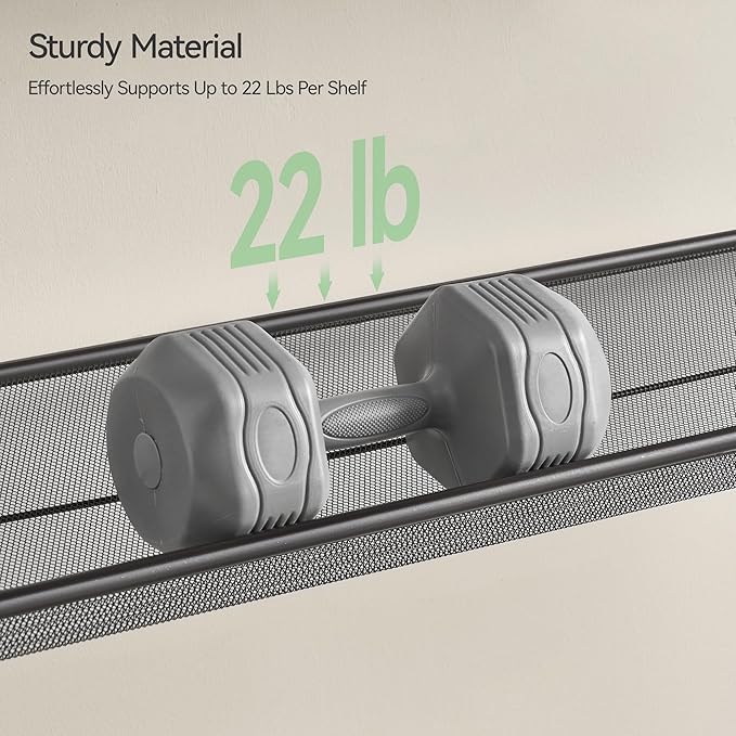 Shoe Rack, Long Shoe Organizer,Max Holds 62 Pairs,10 Tier Metal Shoe Storage Shelf,5-Tier Stackable Shoes Organizer for Garage, Entryway,Black