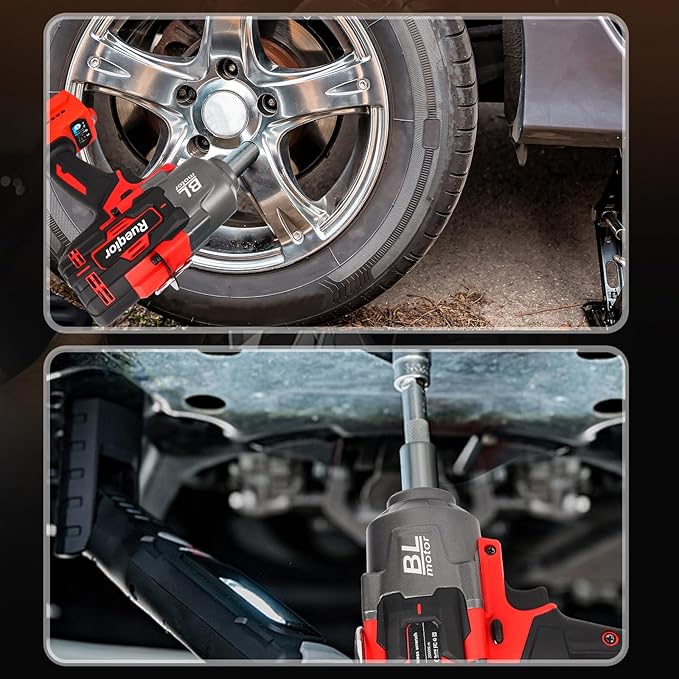 Cordless Impact Wrench 3/4" for Milwaukee 18V Battery, Impact Wrench 1500FT-LBS(2000N.m) High Torque Brushless Electric Impact, with 3 Speed Modes Power Impact Driver