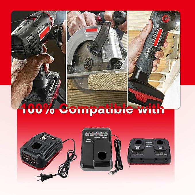 THISS 2 Pack C-3 High-Output 7.0Ah Replacement for Craftsman 19.2V Battery Compatible with Craftsman Battery DieHard C-3 315.115410 315.11485 130279005120235021 11375 Cordless Drills