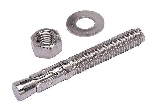 Bolt Dropper 1/2" x 3-3/4" Wedge Anchor (5 Pack), 18-8 (304) Stainless Steel