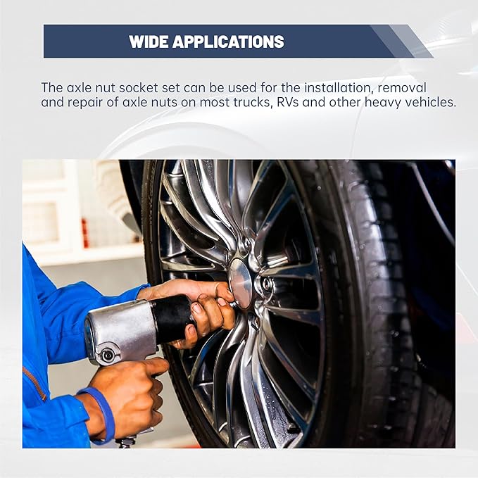 1/2" Drive 6 Point Deep Impact Socket Set 14 Pieces impact sockets set Metric Standard Impact Socket Set,CR-V,11mm to 32mm