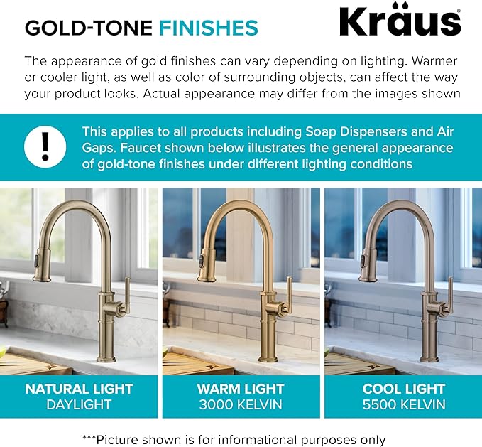 KRAUS Oletto Commercial Style Single Handle Pull Down Kitchen Faucet with QuickDock Top Mount Installation Assembly in Spot Free Antique Champagne Bronze, KPF-2631SFACB