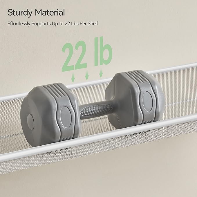 Shoe Rack, Long Shoe Organizer,Max Holds 75 Pairs,12 Tier Metal Shoe Storage Shelf,6-Tier Stackable Shoes Organizer for Garage, Entryway,White