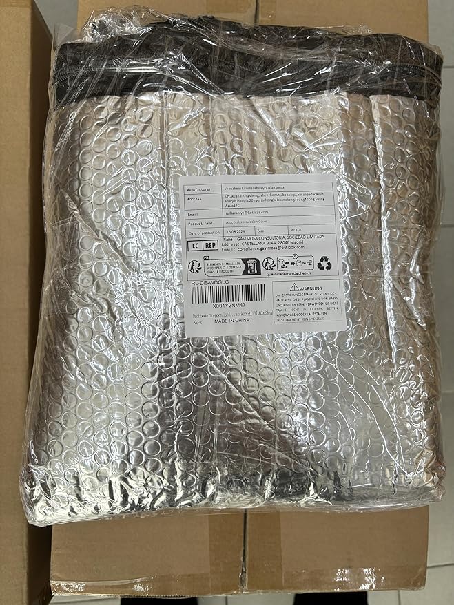 Attic Door Insulation Cover for Pull Down Ladder 54"L x 25"W x 11"H, Attic Stairway Insulator Tent Thicken Foil Bubble Fireproof with Installation Tools Set, for Ceiling Access Stair Loft Hatch