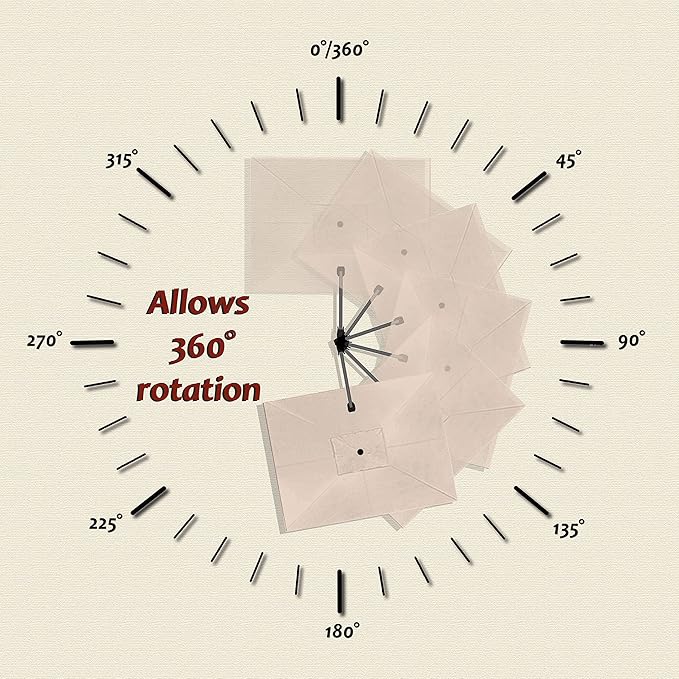 PURPLE LEAF 9' X 11.5' Patio Umbrella Outdoor Cantilever Rectangle Umbrella Aluminum Offset Umbrella with 360-degree Rotation for Garden Deck Pool Patio, Beige