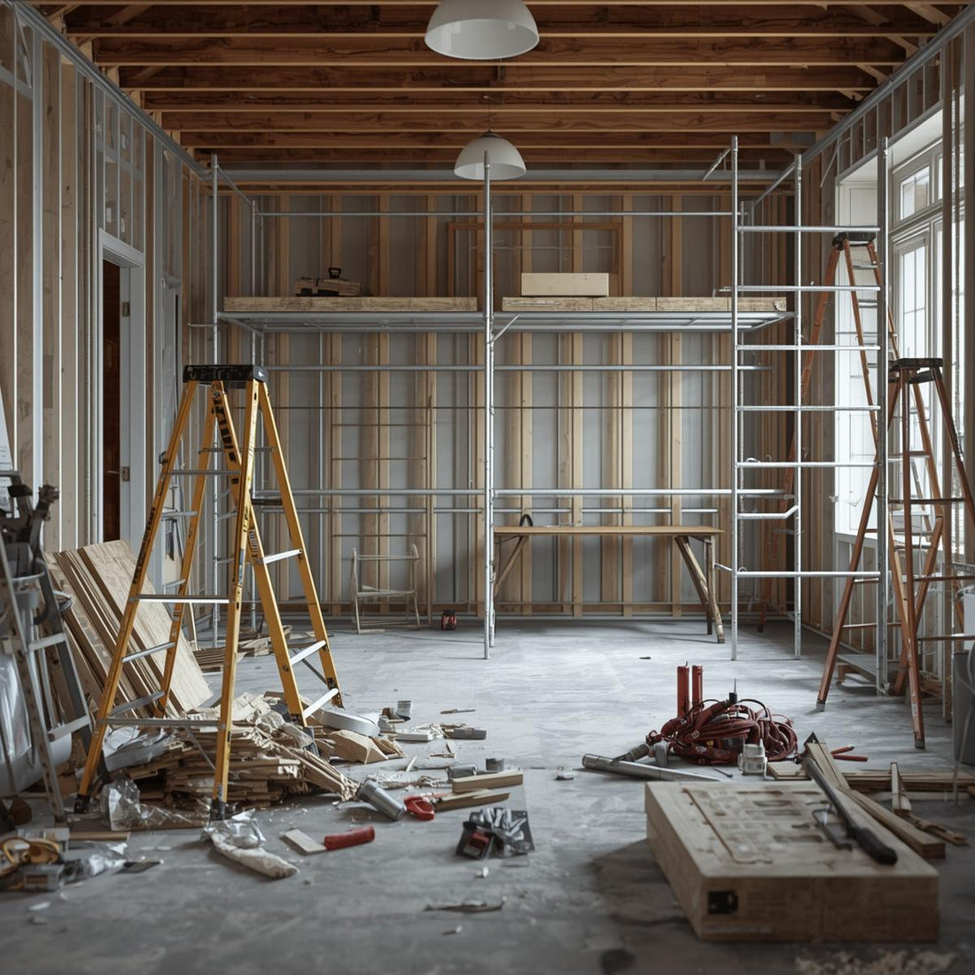 Stay Safe While Reaching New Heights — Ladders & Scaffolding from BuildlyHouse