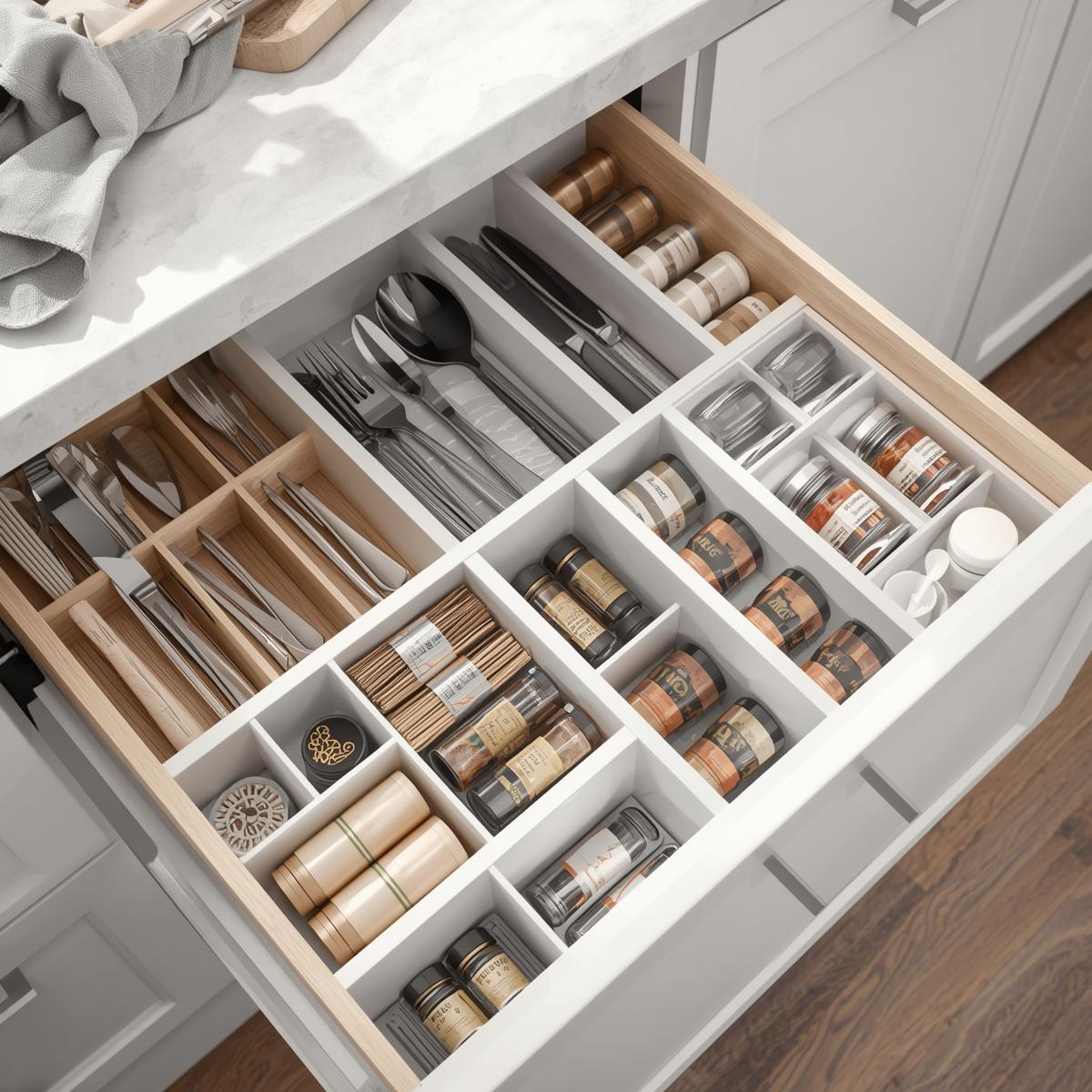 Drawer Dividers & Kitchen Organizers