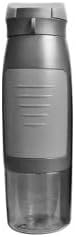 Water Bottle with Storage Compartment and Key Holder, Grey, MP- W02