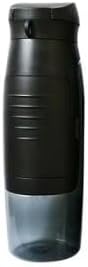 Water Bottle with Storage Compartment and Key Holder, Black (Black), MP- W02