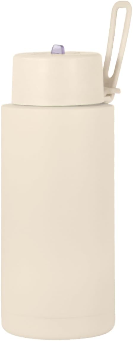 AGH Stainless Steel Insulated Bottle with Straw, 30oz Double Wall Vacuum Insulated Water Bottle, Wide Mouth Thermos Water Bottle for Hot Drinks/Cold Drinks, Travel Water Bottles for Gym & Sport