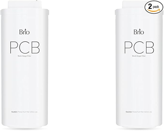 Brio PCB 3-Stage Water Filter Replacement for Filtration System TROE600PRISM (Pack of 2)