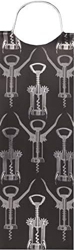 Cakewalk Silver Corkscrews Bag, Black, (Pack of 2)