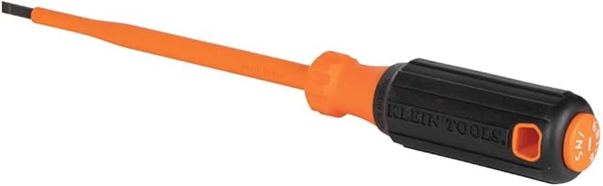 Klein Tools 85076INS Insulated Screwdriver Set, Made in USA, features 1000V Electricial Screwdrivers, (3) Phillips and (2) Slotted and Square Tips, 6-Piece