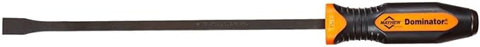 Mayhew Tools 14114OR 17C Dominator Curved Pry Bar, 3/8” x 17", Orange
