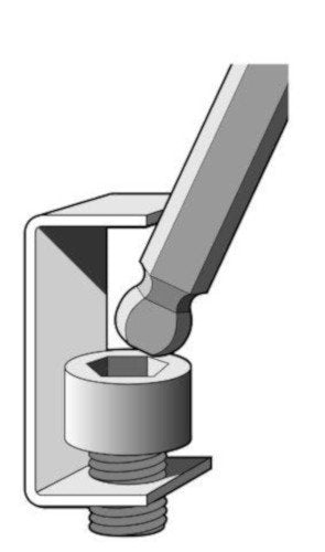 EKLIND 17709 Bright Ball-Hex-L Key allen wrench - 9pc set Metric MM sizes 1.5-10 Extra Long