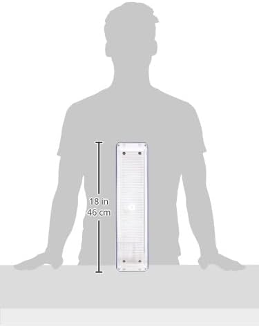 iDesign Recycled Plastic Drawer Organizer, Set of 2, The Linus Collection – 4" x 16" x 3", Clear Bins