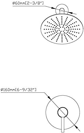 sumerain Black Shower Faucet, Matte Black Shower Fixtures Shower Mixer, Rough-in Valve Included