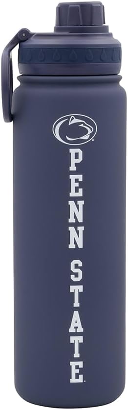 Penn State Water Bottle - Navy Double Walled Stainless Steel 24 oz Keeps Drinks Cold or Hot